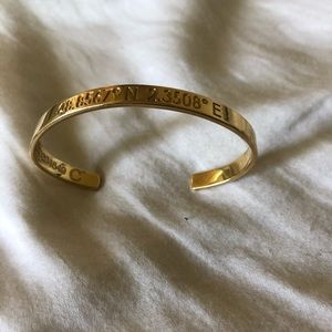Gorgeous 14k Gold Legend Coordinates Bracelet